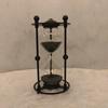1 Stück 15-Minuten-Sanduhr Kreative Metall-Sanduhr Modernes Dekorationszubehör für Zuhause Büro Schreibtisch Lernzeitmanagement Geschenk