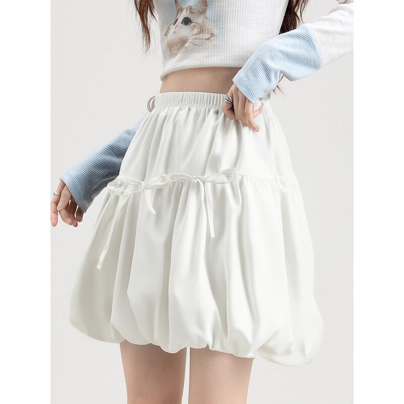 Aiyilian Women s Summer Elegant Slimming A-line Skirt 38