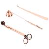 3PCS Candle Accessory Set Candle Wick Trimmer Cutter Snuffer Extinguisher Wick Dipper Gift