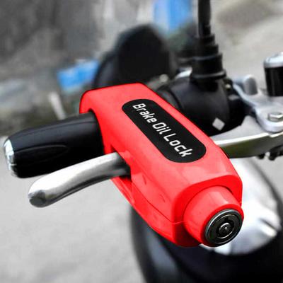 Manillar de motocicleta, reloj antirrobo, palanca de freno delantero, agarre de disco, bloqueo de Motor, Scooter, cerraduras de agarre de seguridad, accesorios de motocicleta