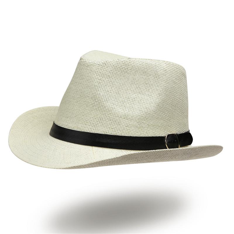 

Wide-brimmed denim spring and summer straw hat men s and women s outdoor sun protection visor hat versatile top hat grandpa hat M（56-58cm）