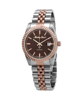Mathy III Automatic Two Tone Stainless Steel Brown Dial H1810ATRN Men's Watch