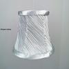 European Crystal Chandelier Fabric Lampshade, Clip-On, E27 Large Base, E14 Candle Bulb, Wall Light Shell Shade