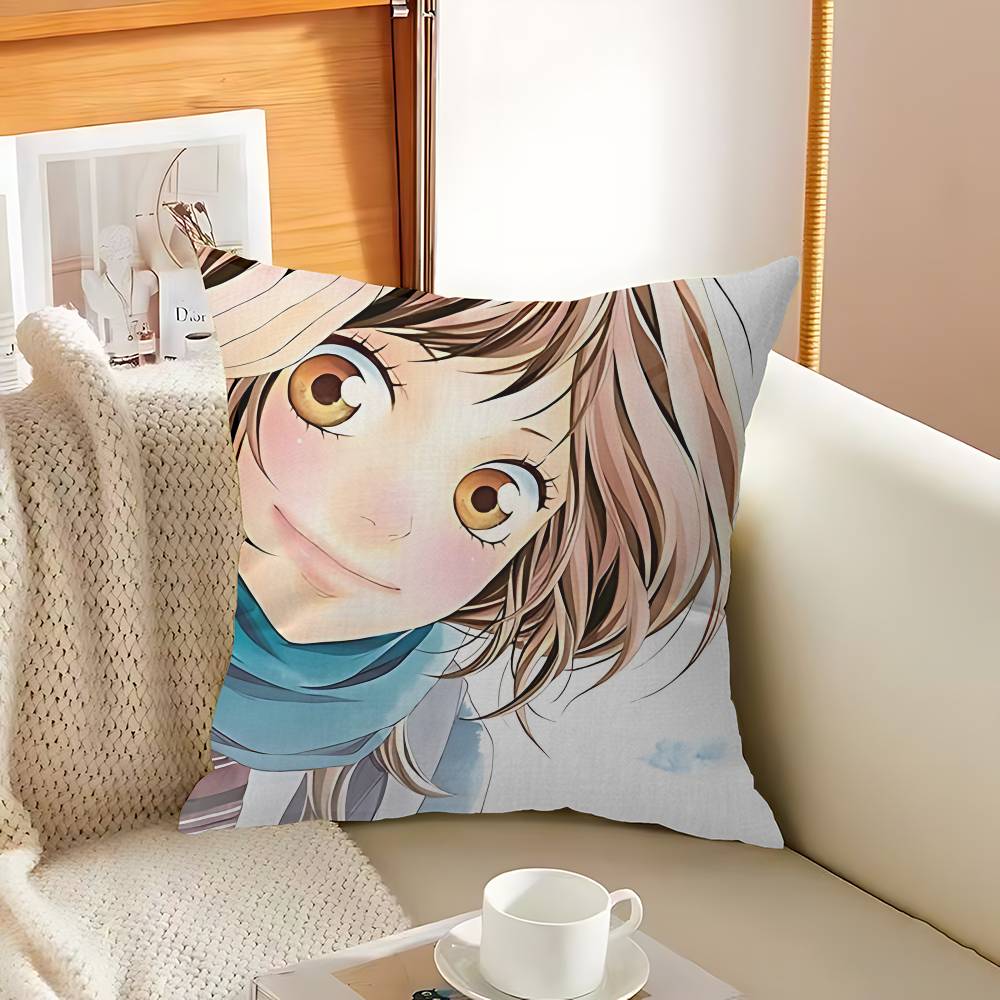 Ao Haru Ride Anime pillow cover sofa cushion cover home room decoration children gift