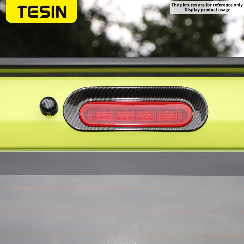 TESIN Car Door Side Rear Tail Door Handle Bowl Trim Cover Fit for Suzuki Jimny 2019-2025 High Brake Light Lamp Cover Accessories