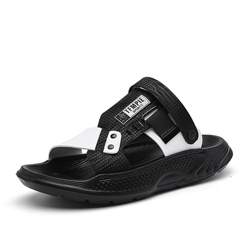 Summer sandals men's thick soled casual non slip beach sandals summer outdoor wear soft soled double wear men's cool slippers