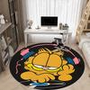 1pc Garfield DJ Office Round Area Rug,  Under Office Chairs Bedroom Living Room Home Decor A0926063
