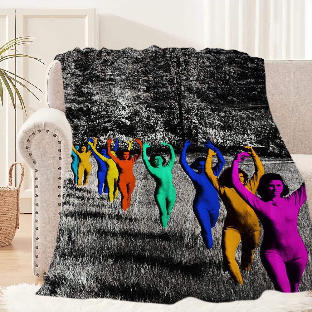 

Band TV Girl Grapes Upon The Vine Blanket Plush Nap Sofa rug for Living Room Warm Office Bedroom Birthday Home Travel Kid Gifts 75x90cm