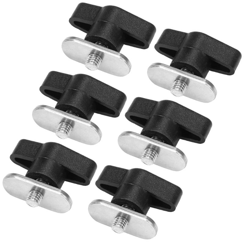 

6Pcs Boats Screw Mounting Nut Kayak Track Rail Mounting Screws Nut Stainless Steel Canoes Screws with Nut Easily Install 1