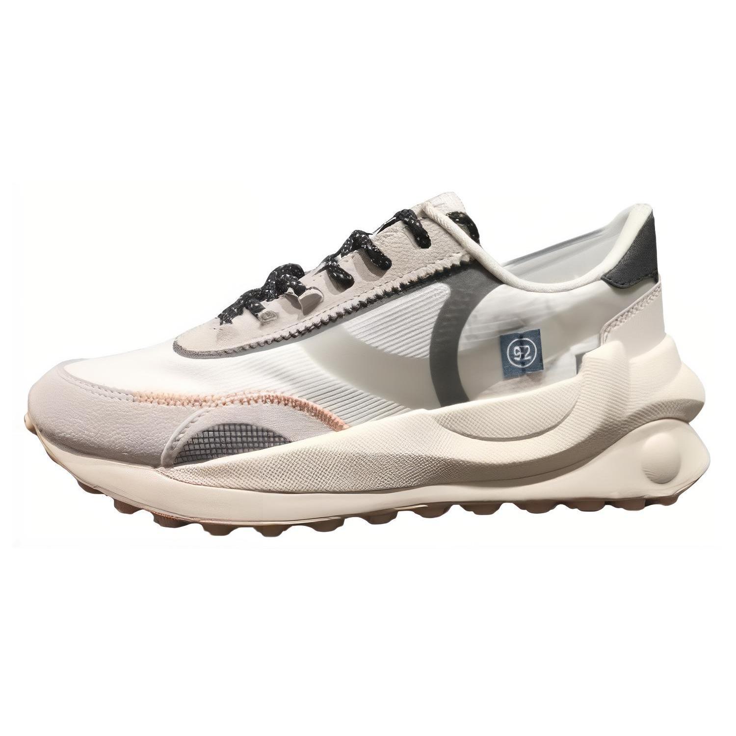

New LiNing Cushioning Wear Resistant Low Top Casual Shoes Women s Gray White AGCT194-2 37.5