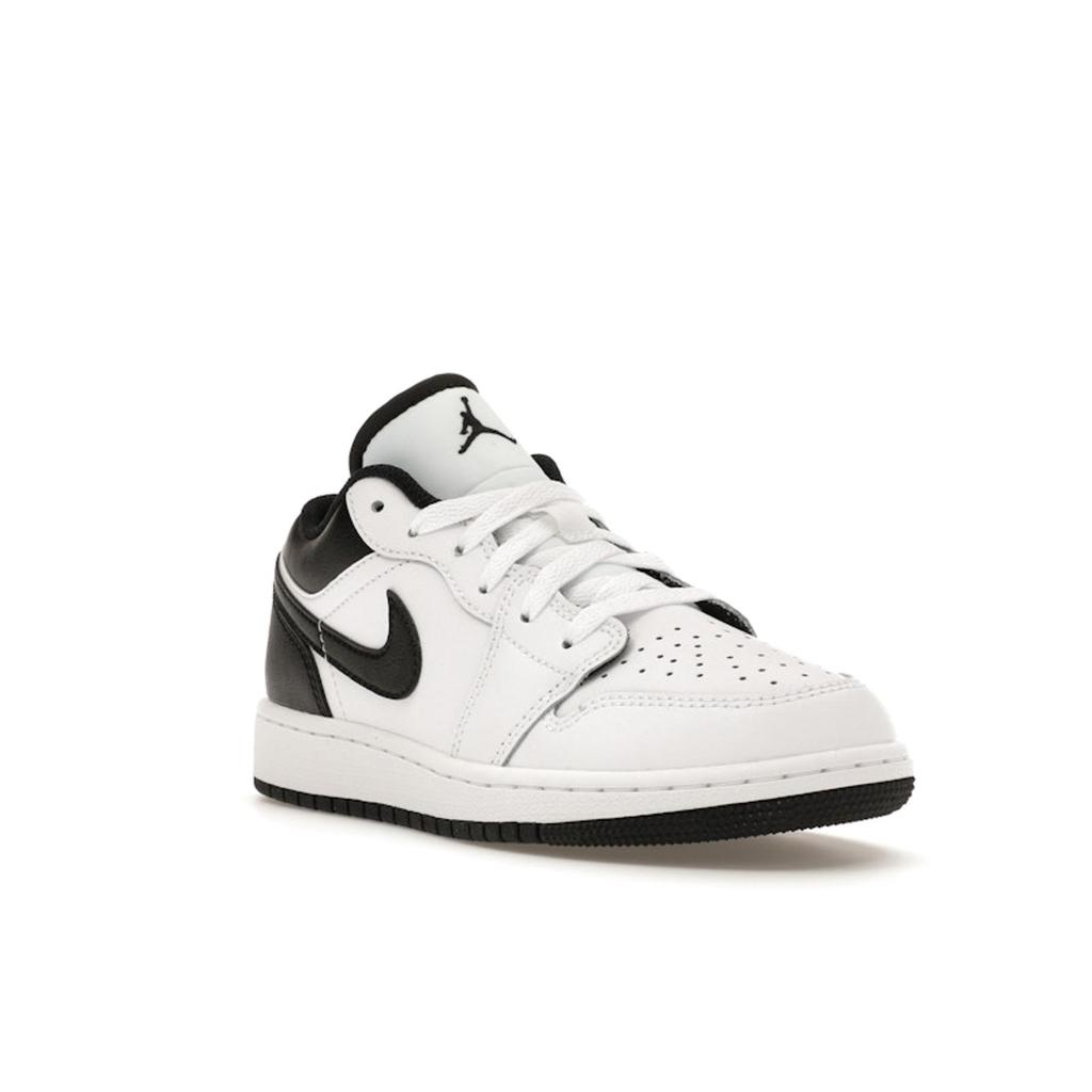 Air Jordan 1 Low GS Bílé Černé Dětské Tenisky 553560-132