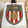 1PC Sunderland Association Football Club Patterned Flannel Blanket Suitable For All Seasons for Home Decor Warmth and Comfort Gifts Holiday Present