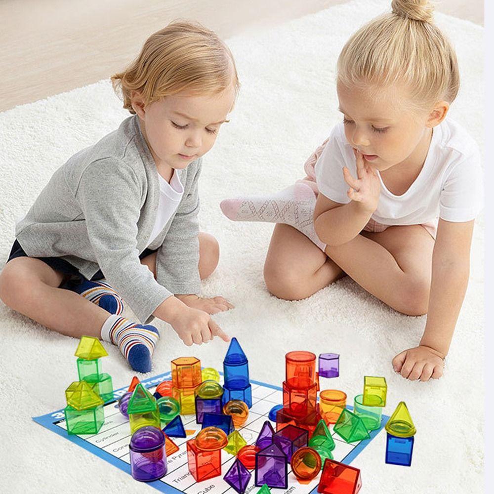 Translucent Kid Montessori Toy Creative Sensory Learning Toy Montessori Table Toys  Home Playroom