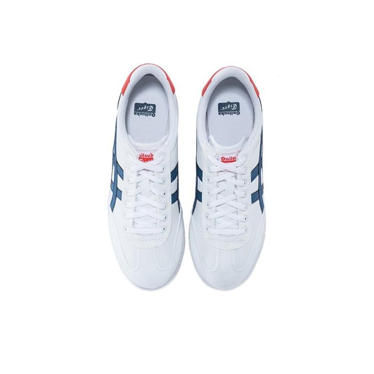 ONITSUKA TIGER נעלי קז'ואל יוניסקס סניקרס בד מאצ'ו רייסר רטרו ספורט קלות משקל בולמות זעזועים עמידות מונעות החלקה גפה נמוכה 1183A858-100