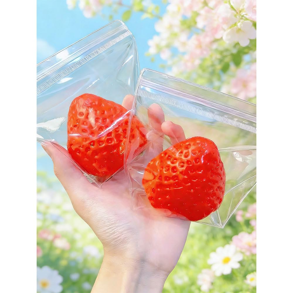 Strawberry Squeeze Toy Realistic Soft and Perfect for and A great stress reliever and relaxation gift for children and - Strawberry, Squishy,