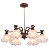 2026 Retro Mid-Century Chandelier: American Countryside Style for Living Room, Bedroom, Dining Room, or Hall