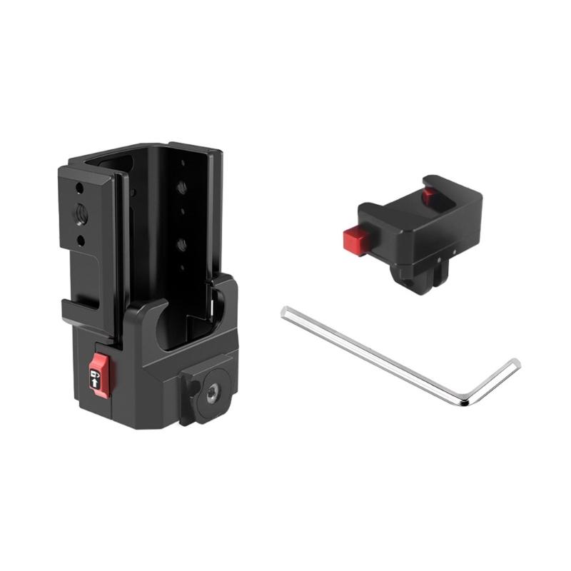 Aluminum Protective Camera Cage For Pocket 3 Action Cameras With Quick Release and Mount Magnetic Adapter