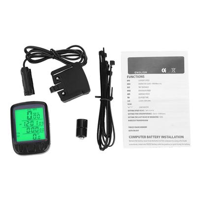 Outdoor Cycling Waterproof Bike Odometer Multifunction Bicycle Computer Riding Accessory