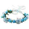 Garland Headdress Women Garland Hairband Multi Color Floral Design Hair Wreath Headpiece For Hair Diy Accessory Hair Styling