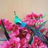 1Pc Of Peacock Christmas Ornaments Simulate The Atmosphere Of Glitch Peacock Branches And Branches Home Decor