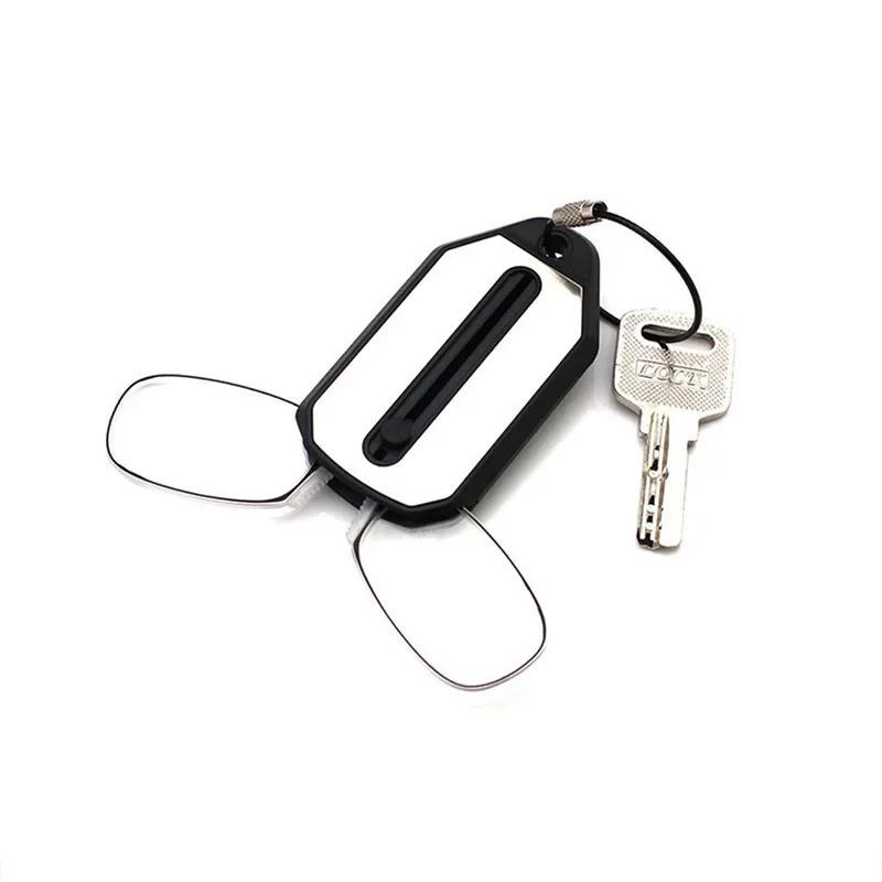 Nose Clip-on Reading Glasses Folding Legless Ultralight Keychain Glasses Men Women Mini Portable Presbyopic Glasses