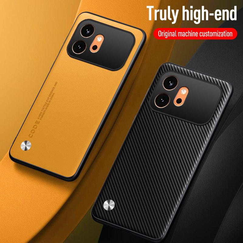 Plain PU Leather Matte Case For Honor 600 Pro Silicone Ultra Thin Soft Frame Shookproof Bumper Cover Shell For Honor 600Pro