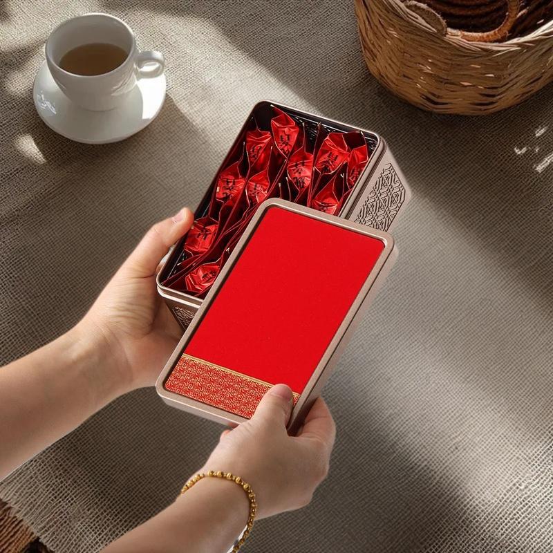 Luftdichter geruchsdichter Kräuteraufbewahrungsbehälter: Mini-Teedosen aus Edelstahl Kaffeebox