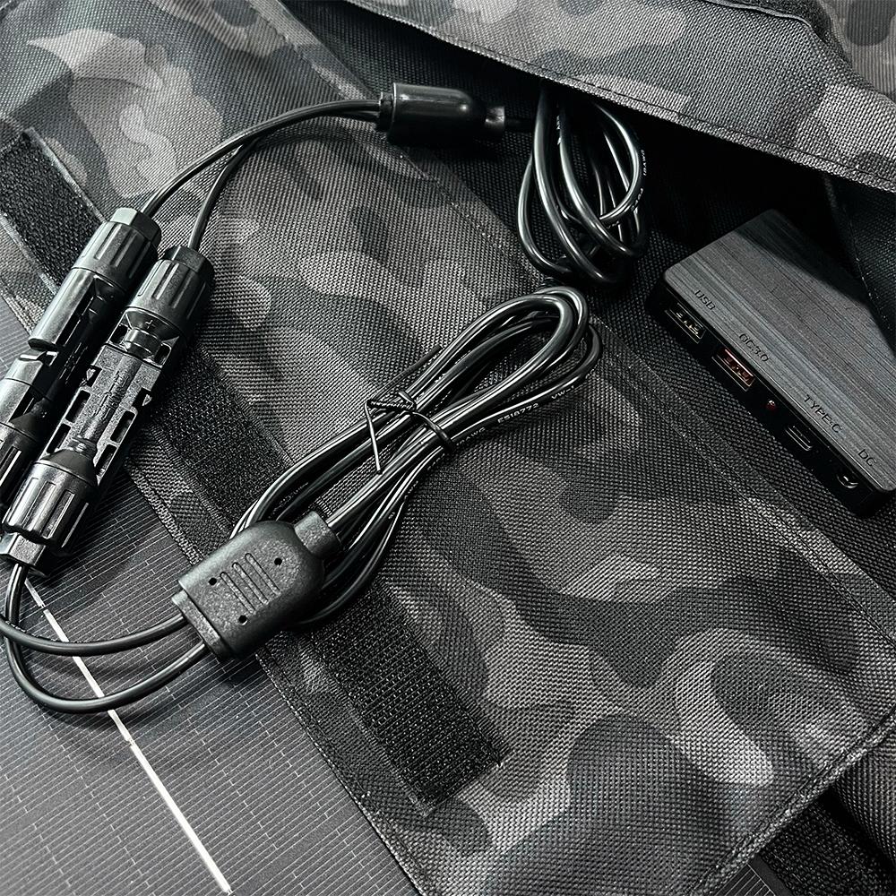 100W 18V Portable Foldable Solar Panel Solar Charger Emergency Power for Outdoor Camping Traveling