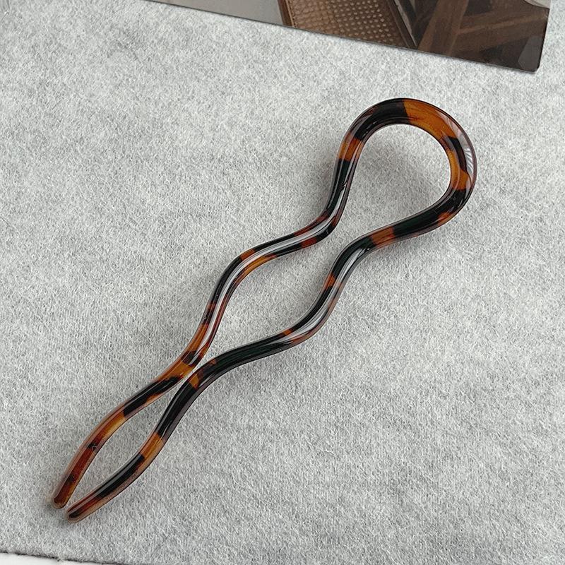Elegant U-Shaped Hairpin for Women - Chinese Style Bun Clip 2025