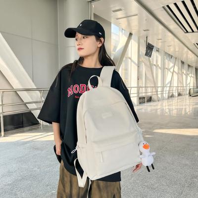 Schoolbag1011 New Lightweight, Simple and Dirt-resistant Large-capacity High-value Campus Style, Junior and High School Student Schoolbag Backpack