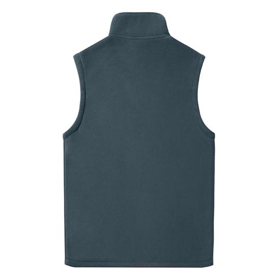Men Winter Casual Sleeveless Jacket Stand Collar Warm Fleece Lining Waistcoat Pockets Zipper Placket Vest Coat