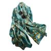 Van Gogh Oil Painting Silk Scarf Long Shawl 100% Satin Gift Mom