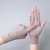 Women's Half-Finger UV-Protection Gloves, Cooling Ice Silk for Summer, Non-Slip, Exposed Nail Art, Ideal for Driving & Cycling.