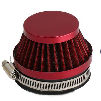 Universal Motorcycle  Filter High Flow Intake  Cleaner Washable for Motorbike Refitting