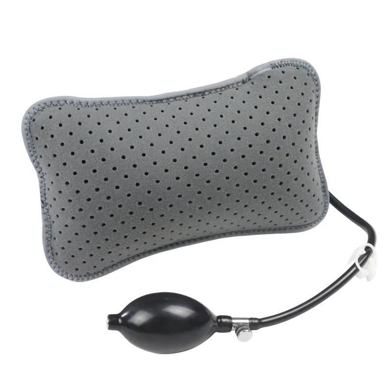 Inflatable Lumbar Support Cushion Portable Neck Shoulder Posture Correct Massage Pillows Orthopedic Design For Back Pain Relief