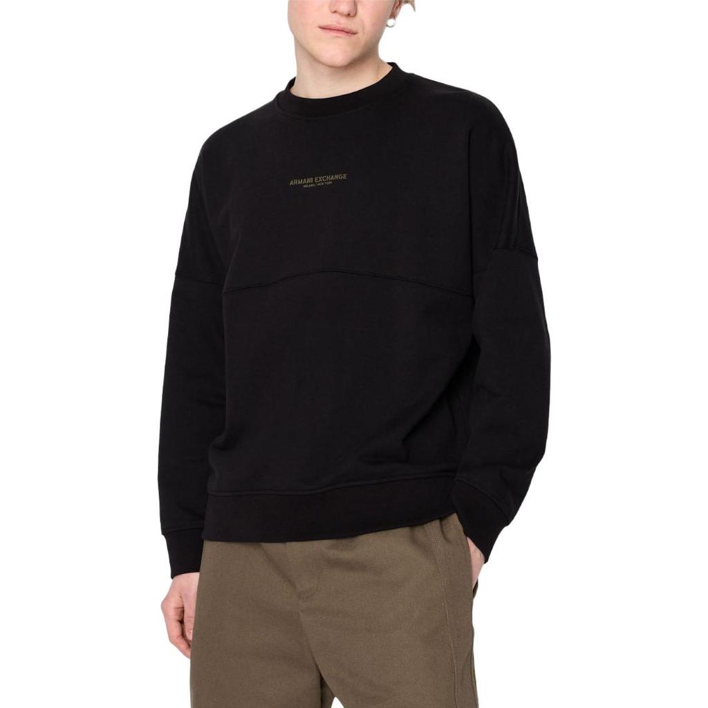 Armani Exchange logo-print cotton sweatshirt 6RZMLG-ZJ4XZ-122CF