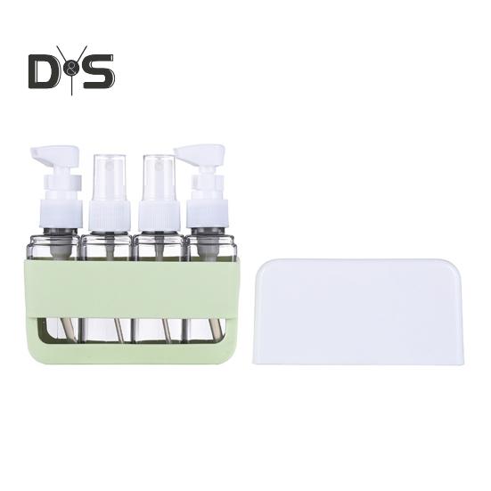 

4 шт./набор 50 мл дорожный многоразовый флакон портативный герметичный многоразовый лосьон шампунь косметический пресс-спрей диспенсер бутылка пустой контейнер для туалетных принадлежностей зелёный