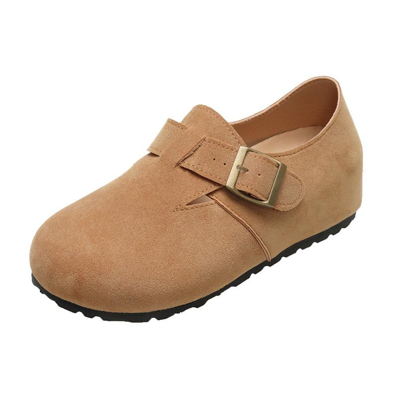 

Retro women s new spring and autumn platform fashion casual all-inclusive lazy single shoes women 40 верблюд