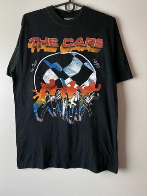 The Cars Band On Tour Black Tee Unisex TShirt Full Size WN56 Unisex T-Shirt