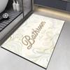 Luxury Diotomite Bath Mat Anti Slip Shower Carpet Bathroom Rug Absorbent Floor Foot Mats Quick Dry Toilet Mats Washable