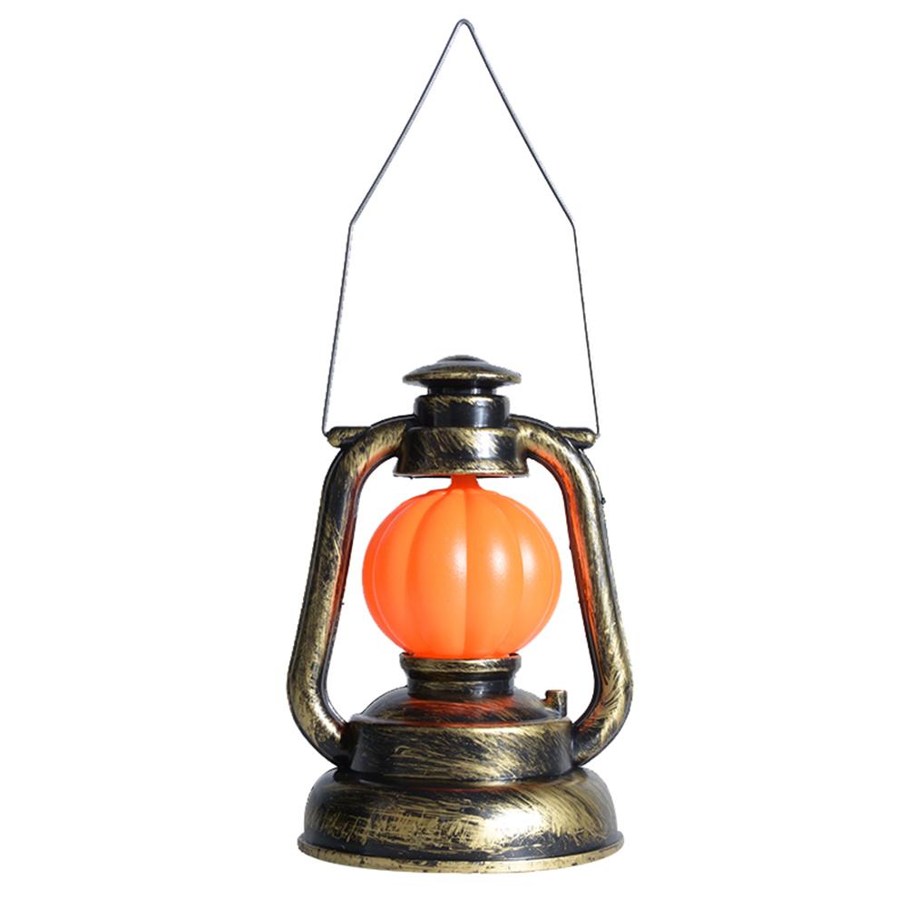 Halloween Light Up Lantern Pumpkin Witch Skull Pattern Flashlight Sounding Handed Lamp Pumpkin#0