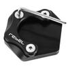 Honda rebel 250 rebel250 2017 2018 2019 2020 2021 accessories kickstand side stand extension extension extension plate pad rebel parts