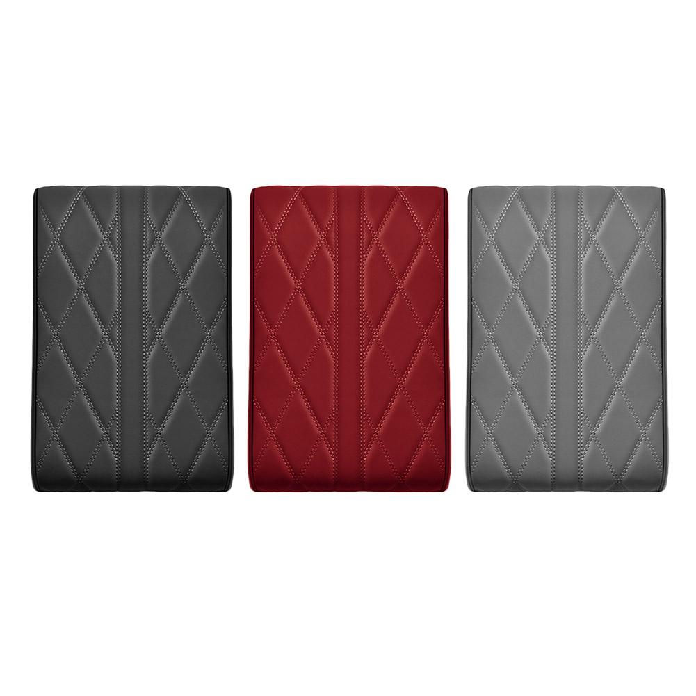 Car Armrest Protector Armrest Cushion For Car Soft Faux Leather Car Armrest Box Pad Comfortable Heightening Mat For Protective