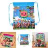 Cocomelon Drawstring Bag Backpack For Kids Featuring Stain-resistant Non-woven Fabric