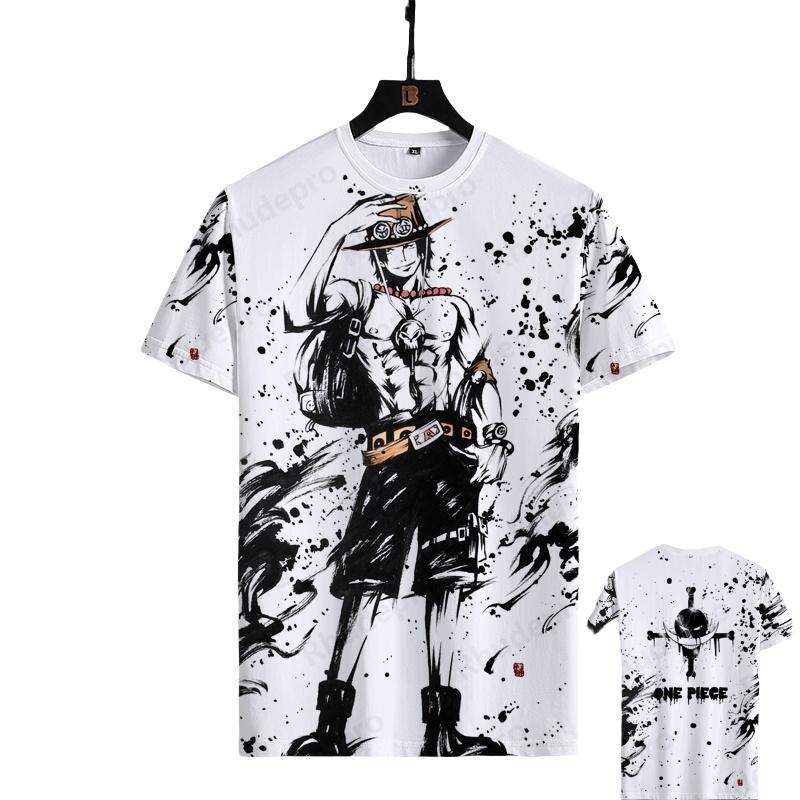 Japanese Printed Adult Men Summer Short Sleeve Tshirt Kids Cosplay Street Casual Clothing