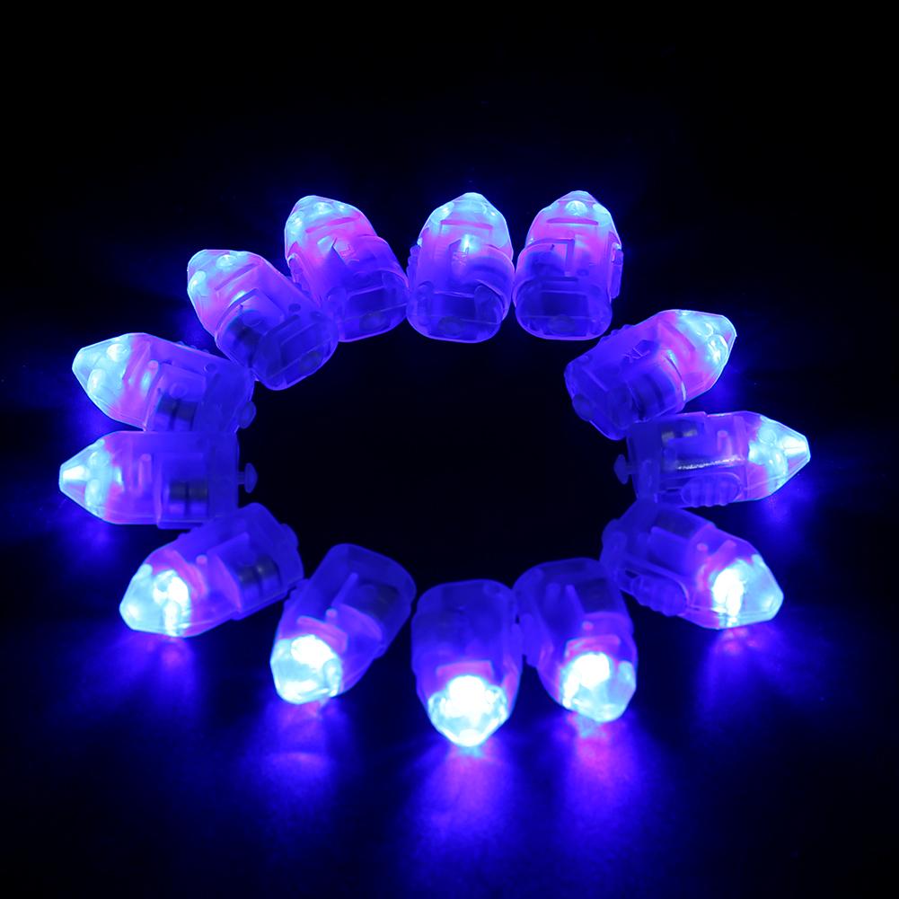 1 Set 50Pcs Waterproof LED Lights for Paper Lantern Ballon Wedding Party Decor Blue