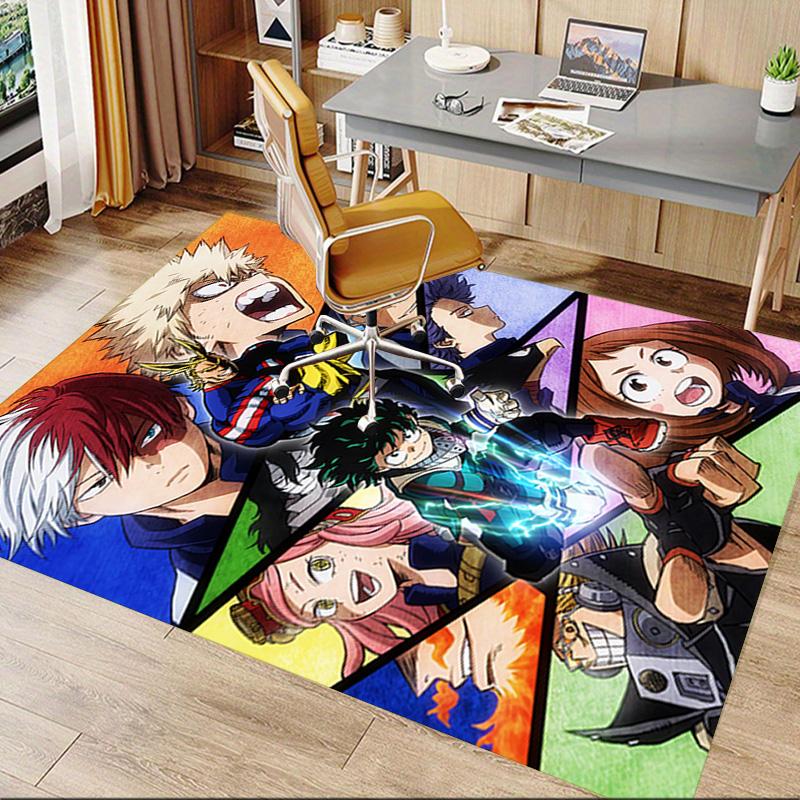 Heroic Adventures Unite Carpet For Playroom Bedroom Living Room Sofa Home Decorkids Game Area Rug Nonslip Floor Mat