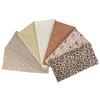 7pcs/kit, Mixed Fabrics Scraps Offcuts Quilting Quilt Fabric Pre-Cut Fat Quarters Cotton Material 25*25cm Bundle New Fabric