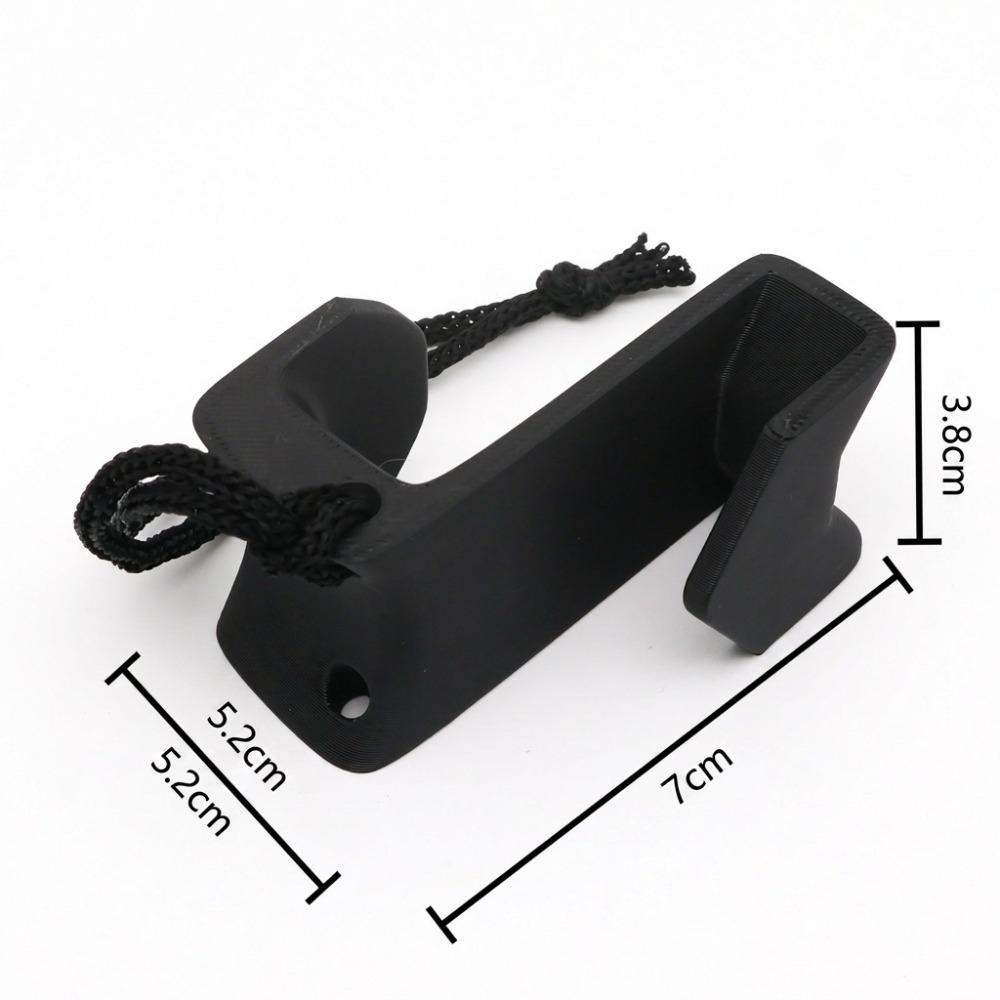 Heavy-Duty Chain Link Fence Hook with Lanyard Portable Hook for Fence Black PLA Fence Hanger for Sports Bags