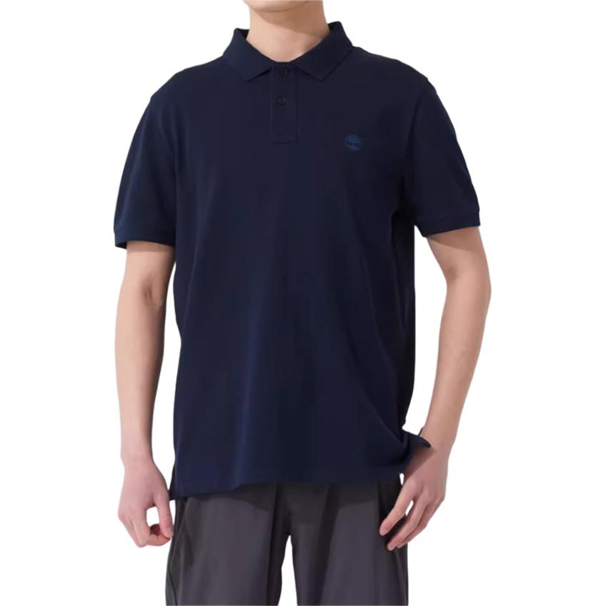 Timberland SS25 Polo Shirt Men's Sea Blue A24H2-Z02
